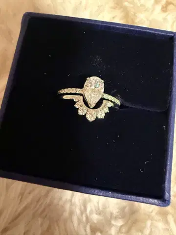 스와로브스키 SWAROVSKI 2연 반지 52