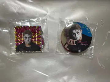 타루미즈켄지 캔뱃지 2종 씰 금폭 가챠 파이널 골든 봄버