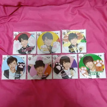 나니와단시 아케오메 캔뱃지 전종