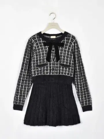 안미르 Anmille 샤기 트위드 셋업