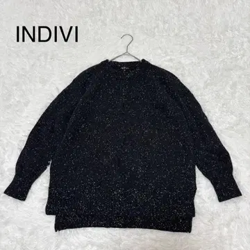 [인디비] 긴팔 터틀넥 네프 니트 블랙 울 고급스러움 두꺼운 원단