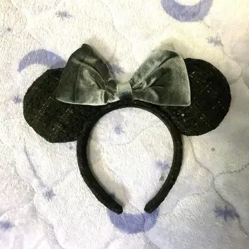 디즈니 머리띠 미니 블랙 겨울 크리스마스