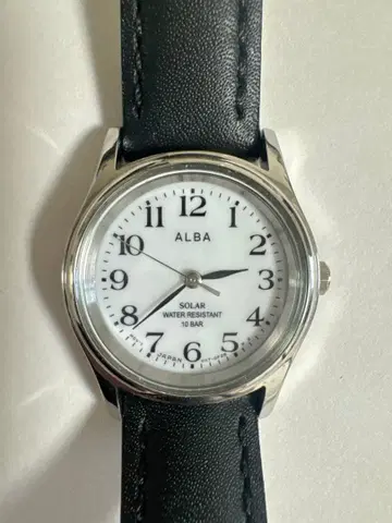 [ 새상품 ] 세이코 ALBA 솔라 손목시계 10기압 방수