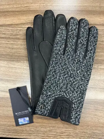 DAL DOSSO 가죽 장갑 블랙 8.5