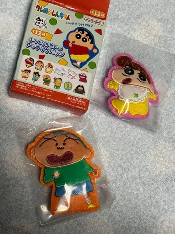 짱구는 못말려 짱구 아플리케 배지 마사오 군 해바라기 모음