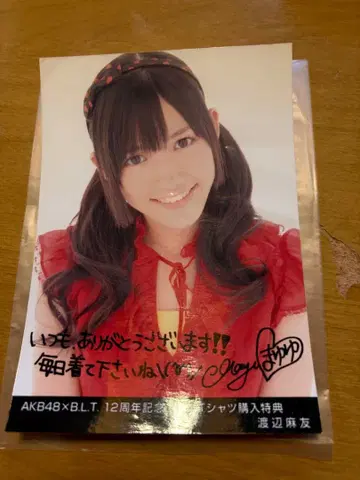 AKB48 와타나베 마유 BLT 12주년 기념 콜라보 t셔츠 구매 혜택