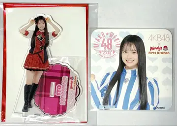 AKB48 이토 모모카 아크릴 스탠드 코스터 웬디즈 2종 세트