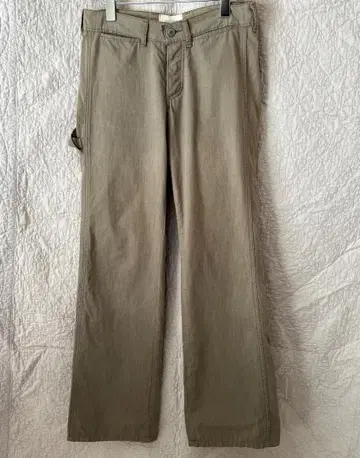 새상품급 ZUCCA/주카/카키 계열 워크 팬츠