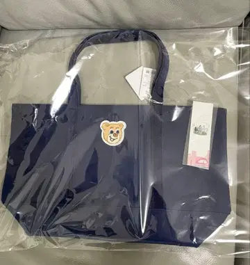 페일러 올드 테디 와펜 토트백 네이비 (대) 택 포함 새상품