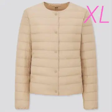 유니클로 울트라 라이트 다운 컴팩트 자켓 XL 노카라 수납 봉투 포함