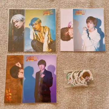 에구치 타쿠야 오카모토 노부히코 카미야 히로시 브로마이드 씰 세트