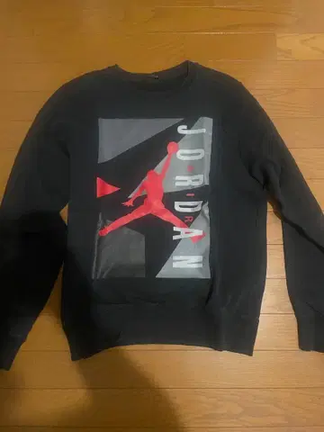 조던 맨투맨 M 블랙/레드