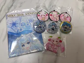 하츠네 미쿠 묶음 판매 멀티 크로스 크로스 캔뱃지 아크릴 스탠드 러버 참