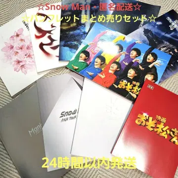 묶음 세트 Snow Man 팜플렛 라이브 투어 타키자와 가부키 등