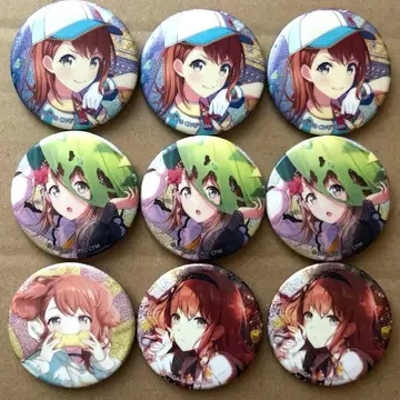 프로세카 캔뱃지 하나사토 미노리 9개