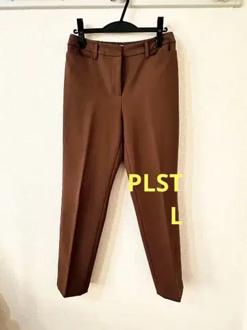 PLST/플라스테 속기모 스틱 팬츠 (웜 리저브) 브라운 L