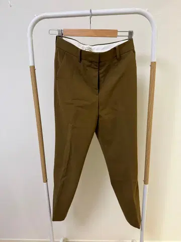 Demi luxe beams 브라운 턱인 테이퍼드 팬츠 일본제