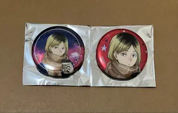 하이큐!! 코스모월드 캔뱃지 코즈메 켄마 2종 세트