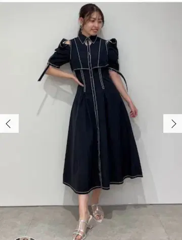 더즈린 오픈 숄더 코르셋 원피스 새상품