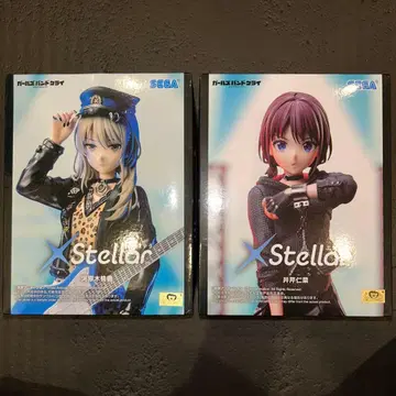 걸즈밴드 클라이 카와라기 모모카 이세리 니나 Xstellar 피규어 2점