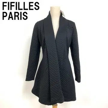 A7335 택 포함 새상품 피피유 롱 가디건 블랙 T2