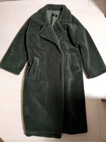 REPEAT 테디베어 코트 보아 롱