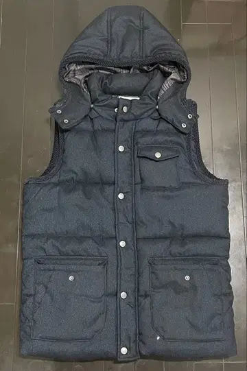 Ciaopanic Typy 후드 부착 다운 베스트 M 다크 그레이