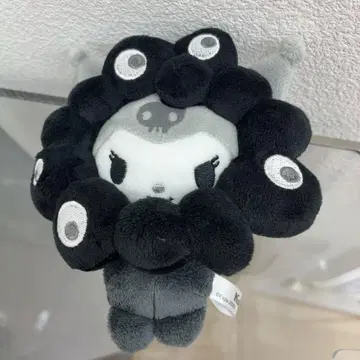 산리오 미야쿠미야쿠 변신 봉제 인형 BC 블랙 쿠로미 카라비너