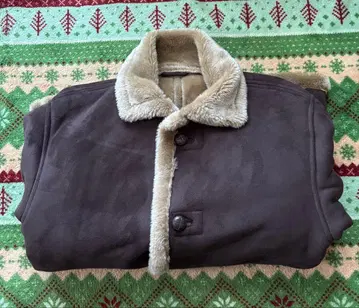 브라운 스웨이드풍 자켓 M 사이즈