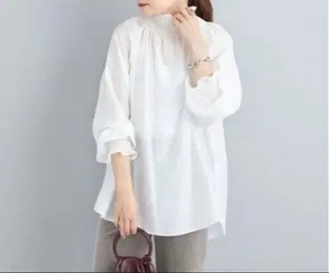 SHIPS 시어 셔링 블라우스