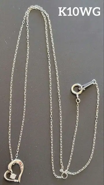 K10WG 하트 펜던트 목걸이