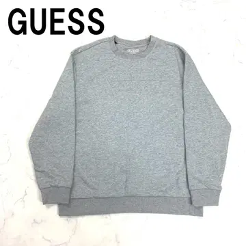 A7349 게스 트레이닝복 맨투맨 면 엠보싱 가공 그레이 XL