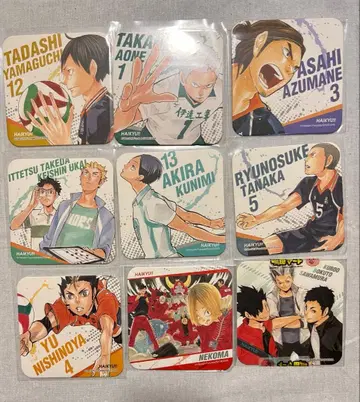 하이큐!! 하이큐전 아트 코스터 묶음 판매