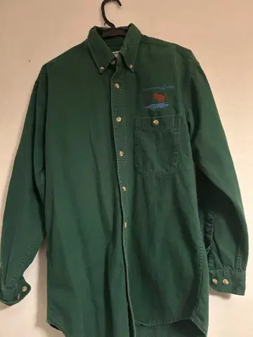 Lee 데님 컬렉션 그린 셔츠