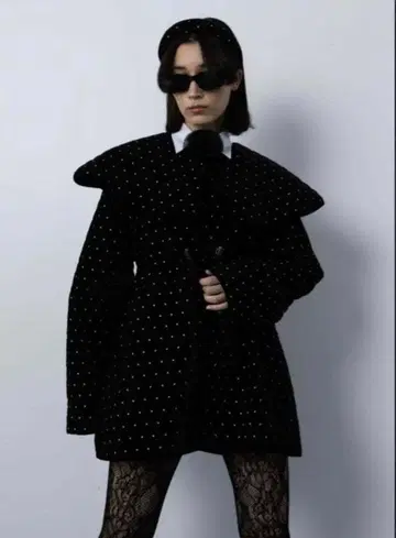 [ bibiy ] ODETTE COAT 도트 코트