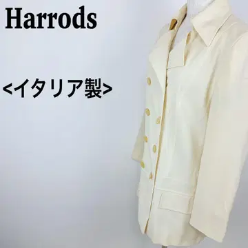 해롯 이탈리아제 아이보리 울 코트