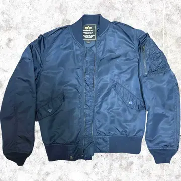 인기 ALPHA INDUSTRIES MA-1 플라이트 자켓 네이비 S