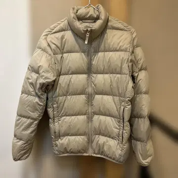 유니클로 울트라 라이트 다운 베이지 S