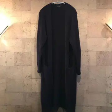 Demi-Luxe 네이비 롱 가디건