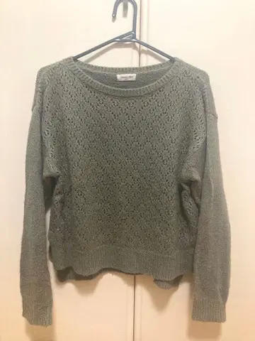 사만사 모스모스 SamansaMos2 니트 그린 M 사이즈