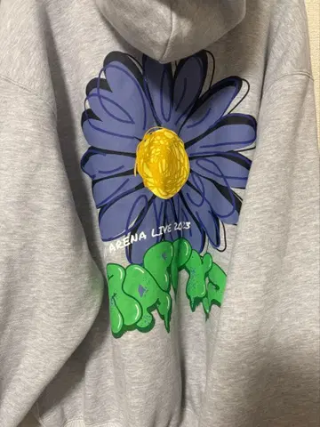 DISH// HAPPY 후드티 T셔츠 L 그레이