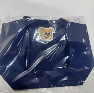 러브러리 바이 페이 올드 테디 와펜 토트 백 네이비