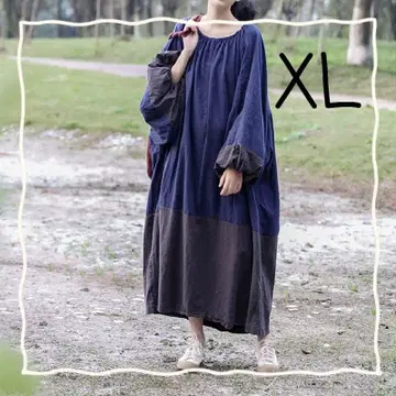 롱 원피스 원피스 튜닉 빅 사이즈 여유로운 편안함