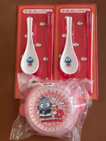 한교동 젓가락 & 숟가락 전자레인지 찜기 3종 세트