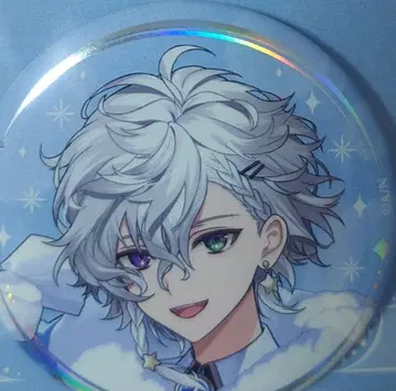 White Snow Christmas 금박 캔뱃지 무라쿠모 카게츠