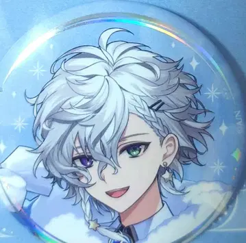 White Snow Christmas 금박 캔뱃지 무라쿠모 카게츠