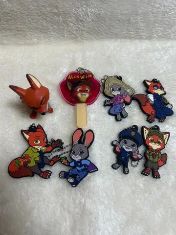 주토피아 가샤폰 제일복권 키링 묶음 판매