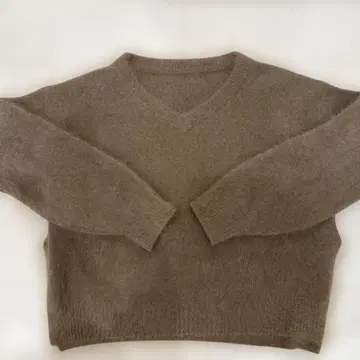 DRESSLAVE V넥 스웨터 긴팔