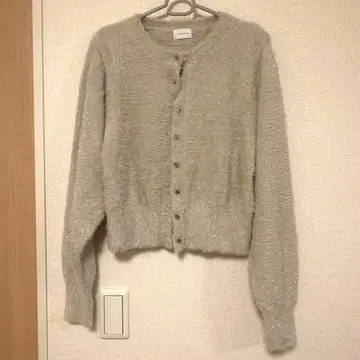 그린 라벨 릴랙싱 라메 가디건