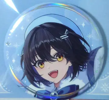 White Snow Christmas 금박 캔뱃지 마시로 코